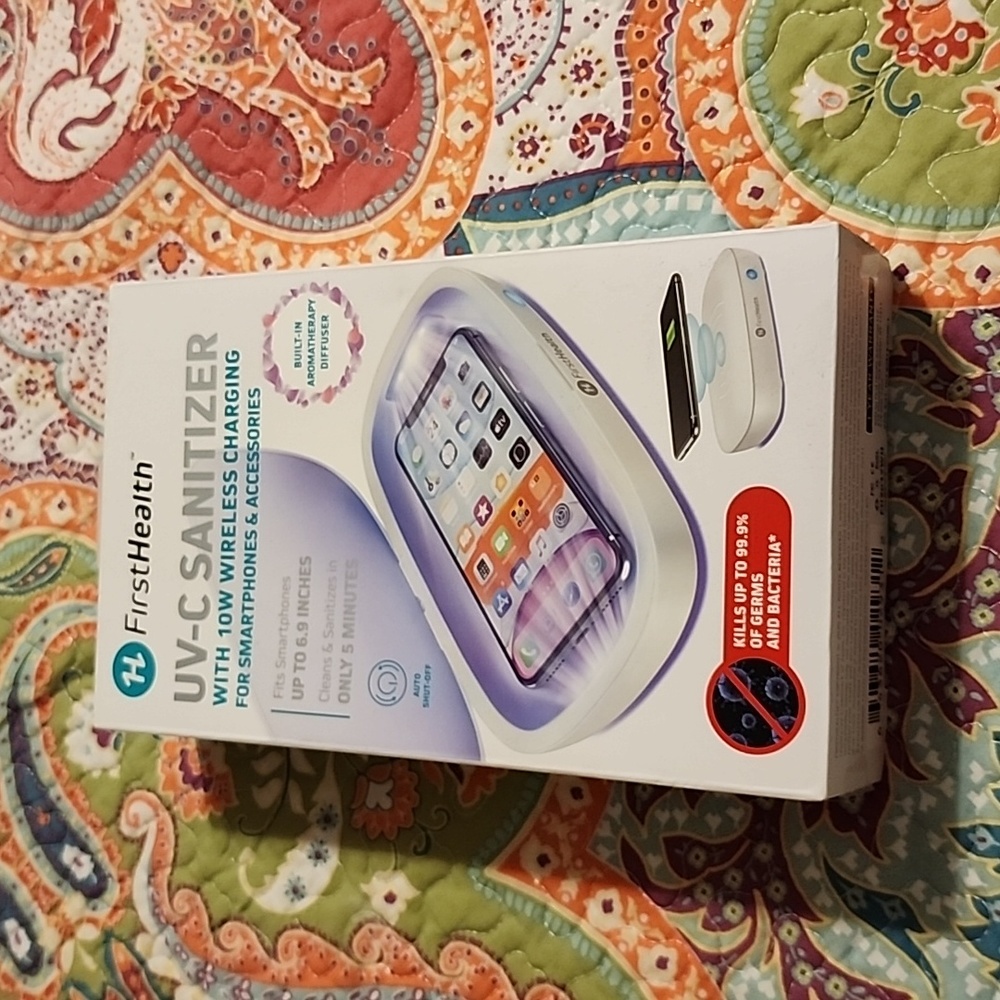 First Health UV Light Sanitizer, Phone Sanitizer UV Box | UV Sterilizer Box